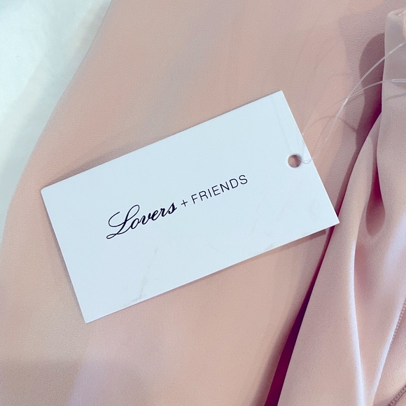 NWT Never Worn Lovers and Friends Pink Gown - Picture 2 of 9